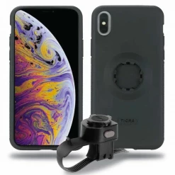 Remise 🎉 Cyclisme Sur Route Tigra Kit Protection De Smartphone Tigra Mtcase 2 Fit-clic Iphone Xs Max (dst0112) NOIR ❤️