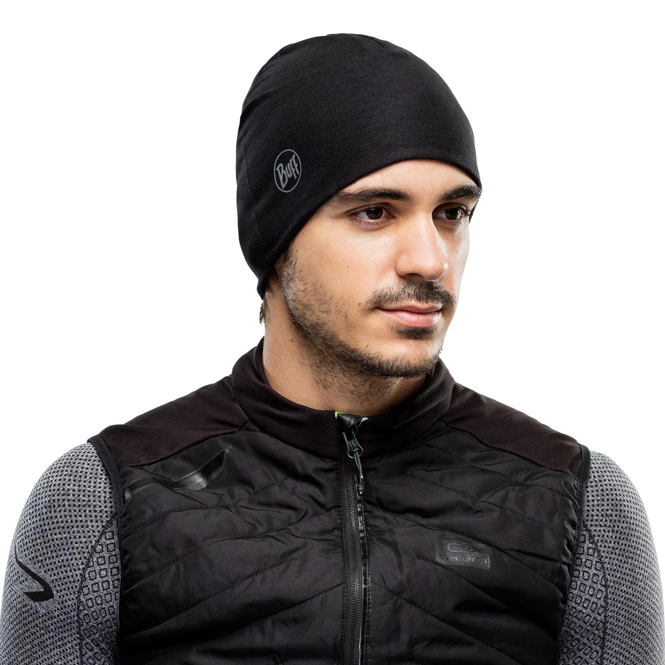 Remise 🛒 Course A Pied Adulte Buff Bonnet Buff Black NOIR 😀 4 Remise 🛒 Course A Pied Adulte Buff Bonnet Buff Black NOIR 😀 – Image 2