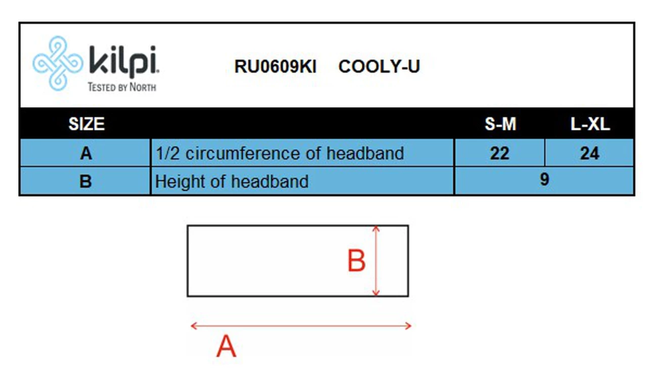 Meilleur prix 😀 Running Unisexe Kilpi Bandeau Kilpi Cooly-u BLEU ⌛ 5 Meilleur prix 😀 Running Unisexe Kilpi Bandeau Kilpi Cooly-u BLEU ⌛ – Image 3