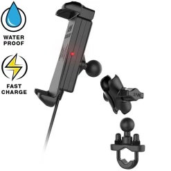 Les meilleures critiques de ⭐ Cyclisme Sur Route Ram Mounts Support Smartphone Chargeur Sans Fil Et Étanche Ram Quick-grip NOIR 🔥