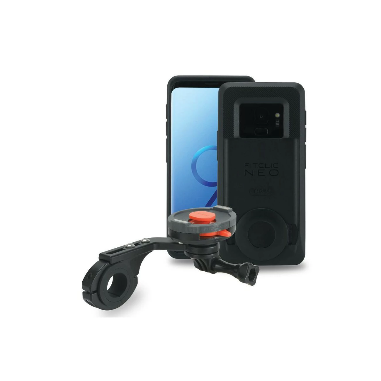 Bon marché ⭐ Cyclisme Sur Route Tigra Support De Téléphone Tigra Fitclic Néo Samsung Galaxy S8/s9 (dst0112) NOIR 😉 7 Bon marché ⭐ Cyclisme Sur Route Tigra Support De Téléphone Tigra Fitclic Néo Samsung Galaxy S8/s9 (dst0112) NOIR 😉 – Image 5